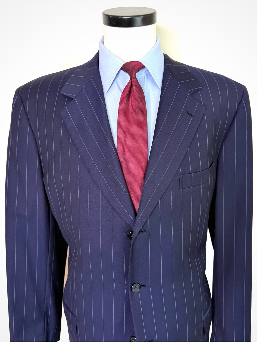 Brioni Nomentano Blue Stripe Blazer | 48L